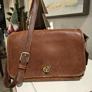 Vintage Coach 9812 Brown Leather Bag